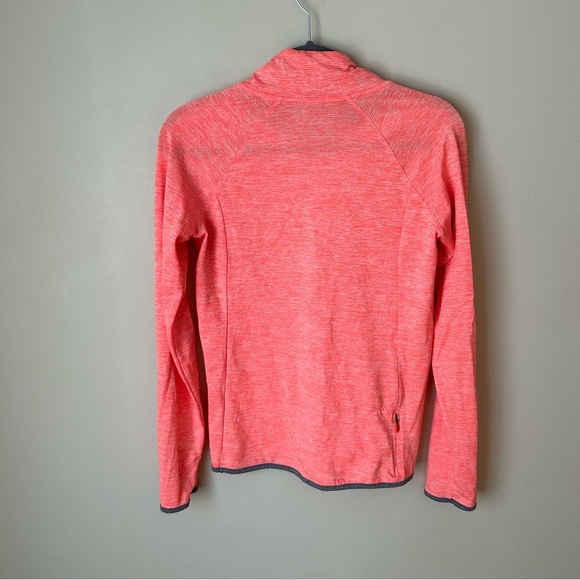 Under Armour Women’s Coral Pink Pullover Half Zip Athletic Long Sleeve Small - Picture 3 of 5